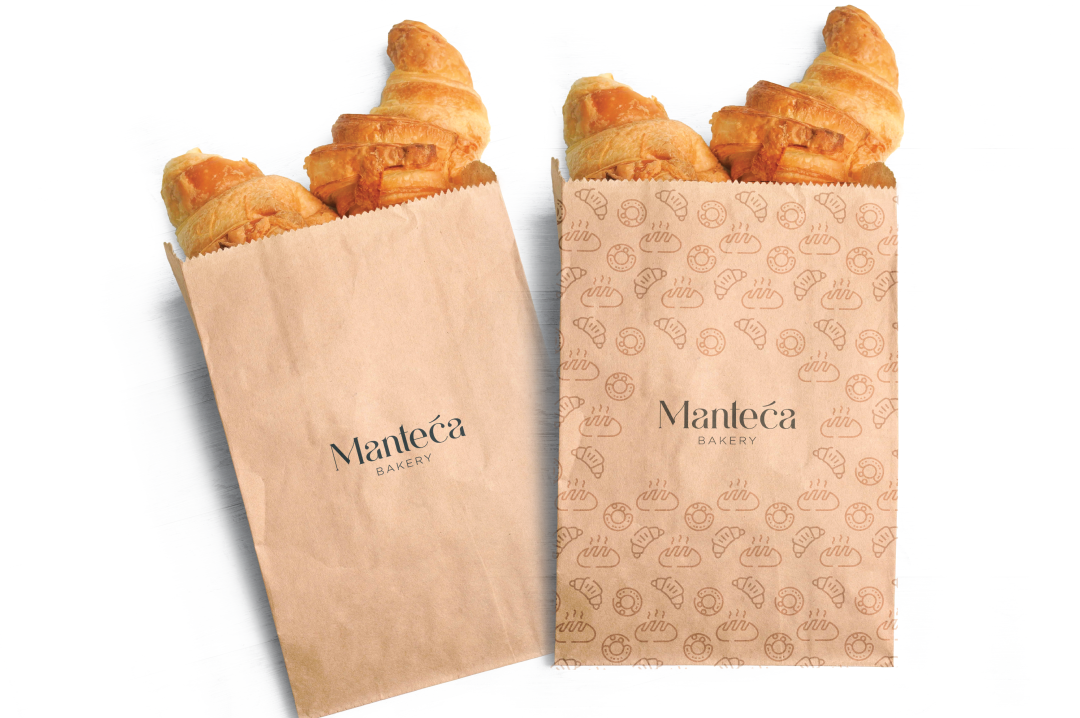 هوية Manteca Bakery - كيس تسوق